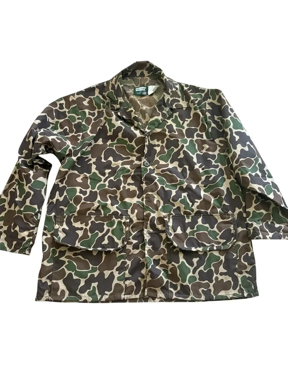 NWT Vintage Saf-T-Bak Duck Camo Hunting Jacket Made in USA XL 46-48